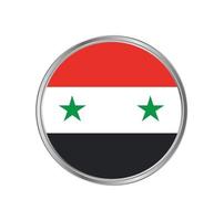 Syria Flag with Circle Frame vector