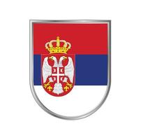 vector de bandera de serbia