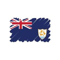 Anguilla Flag Free Vector Design