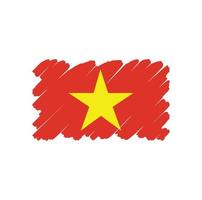 vector gratis de signo de símbolo de bandera de vietnam