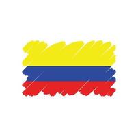 vector libre de signo de símbolo de bandera de colombia