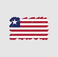 Liberia flag vector