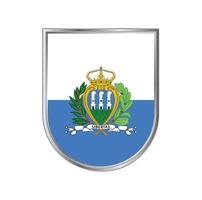 vector de bandera de san marino