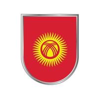 vector de bandera de kirguistán