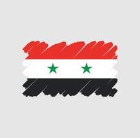 símbolo de la bandera de siria signo vector gratis