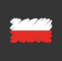 Poland flag vector