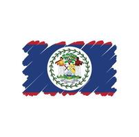 Belize flag vector