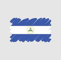 diseño de vector libre de bandera de nicaragua