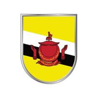 vector de bandera de brunei