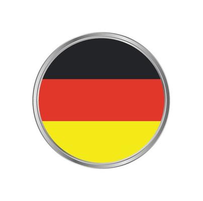 Germany Flag with metal frame