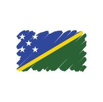 Solomon Islands flag vector