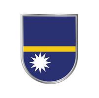 Nauru Flag Vector