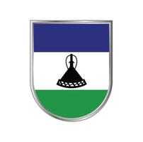 Lesotho Flag Vector