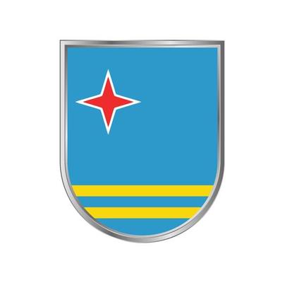 Aruba Flag Vector