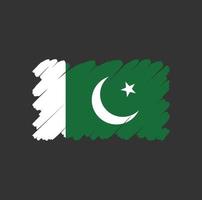 diseño de vector libre de bandera de pakistán