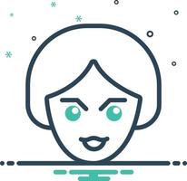 Mix icon for look vector