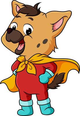 The superhero hyena is the strongest and famous in zoo