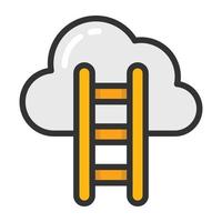 Cloud Hosting Vector