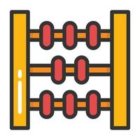 Trendy Abacus Vector