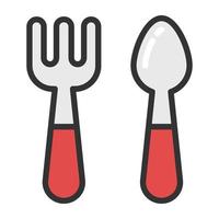 Fork And Spoon vector