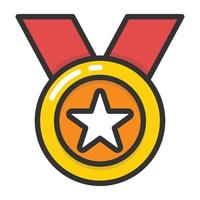 Trendy Medal Concepts vector