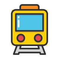 Trendy Train Concepts vector