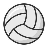 conceptos de voleibol de moda vector