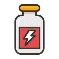 Power Supplement Concepts vector