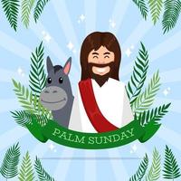 Palm Sunday Concept vector