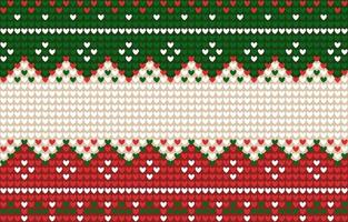 Christmas Sweater Background vector