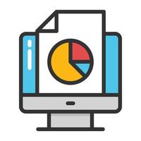 conceptos de analítica web vector