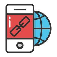 Mobile seo Vector