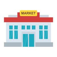 Trendy Marketplace Concepts vector