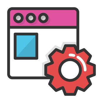 vector de desarrollo web