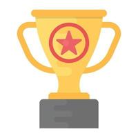 Trendy Trophy Concepts vector