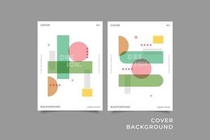 Memphis geometric cover collection vector