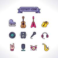 Musical Events Icon vector