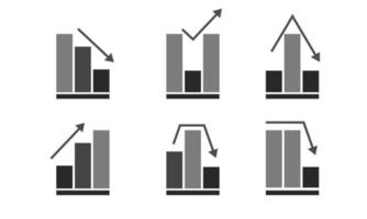 concepto gráfico del diagrama de ganancias vector