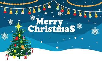 merry christmas background vector