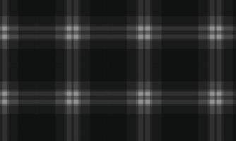 plaid dark black pattern vector