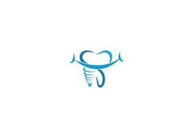 dental care creative modern logo design vector icon template