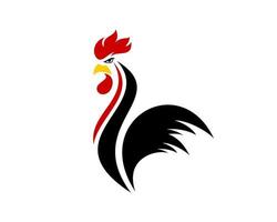 Abstract and luxury rooster