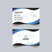 Creative Modern Clean And Professional Business Card Design vector