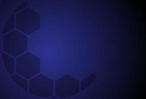 black blue background gradation. with a hexagon. vector illustration.