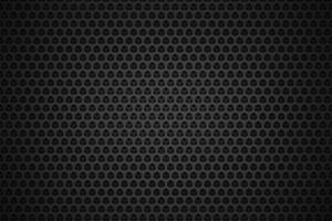 Abstract hexagonal metal texture in black background vector