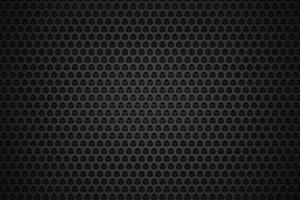 Abstract hexagonal metal texture in black background vector