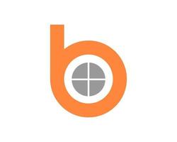 Letter B home building logo vector