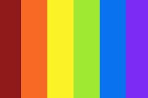 Fondo de arco iris: imágenes de saturación de color con estallidos de colores dominantes y brillantes en los fondos con bloques de colores o escenas con colores contrastantes. foto