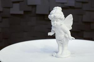 angel figurine from porcelain