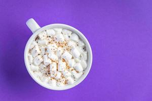 cocoa with marshmallows hot coffee drink sweet beverage